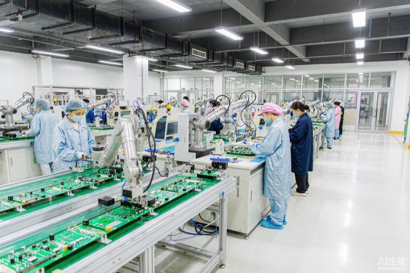 电子装配生产线，PCB 电路板制造